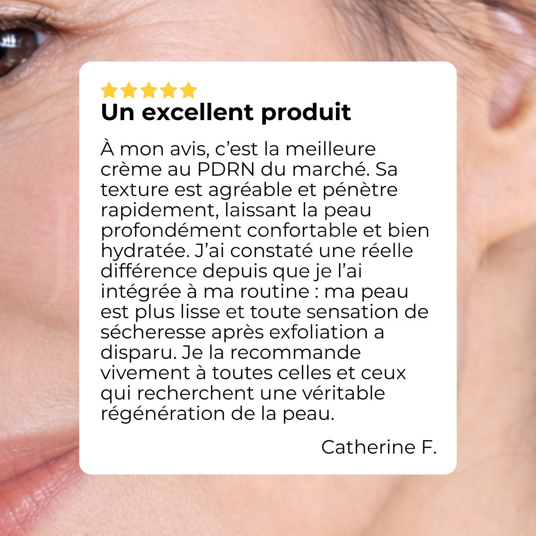 Avis sur la crème hydratante et régénérante au PDRN de Dr. Reju-All