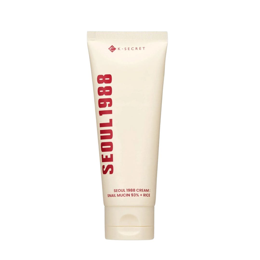K-Secret crème hydratante SEOUL 1988 : Mucine d'escargot 93% + Riz