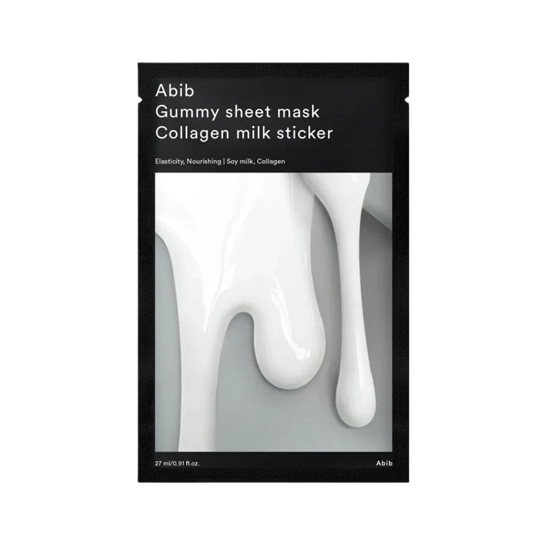 Abib masque en tissu Gummy au collagène et au lait