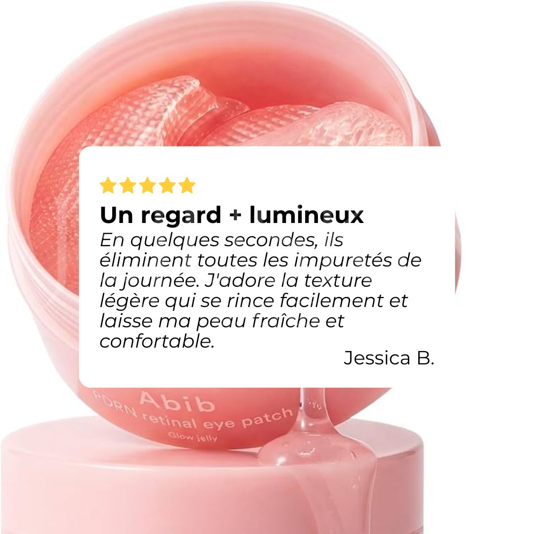 Avis sur les patchs en gel pour les yeux au PDRN d'Abib