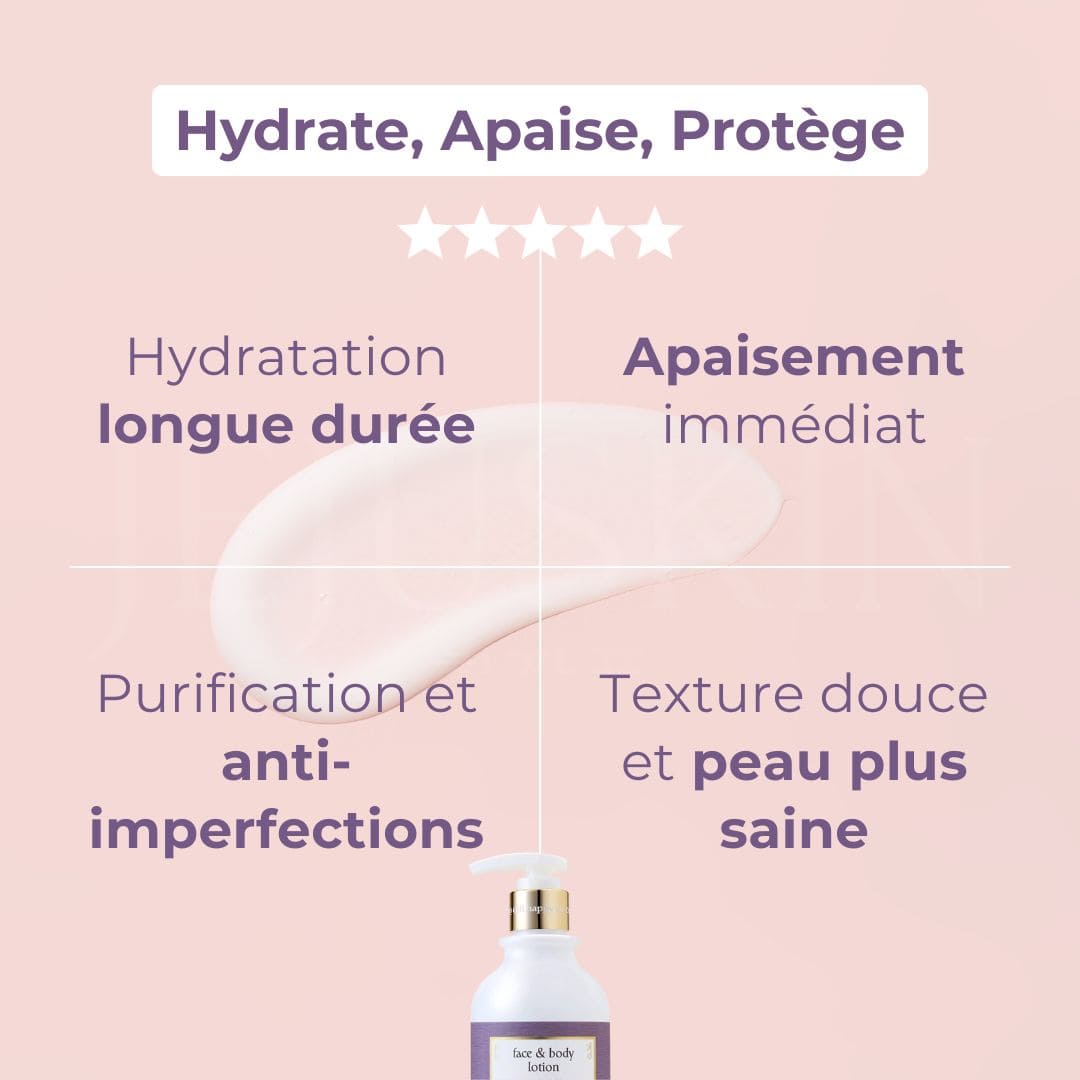 Cell Happy Co - Lotion visage et corps à la lavande bénéfices