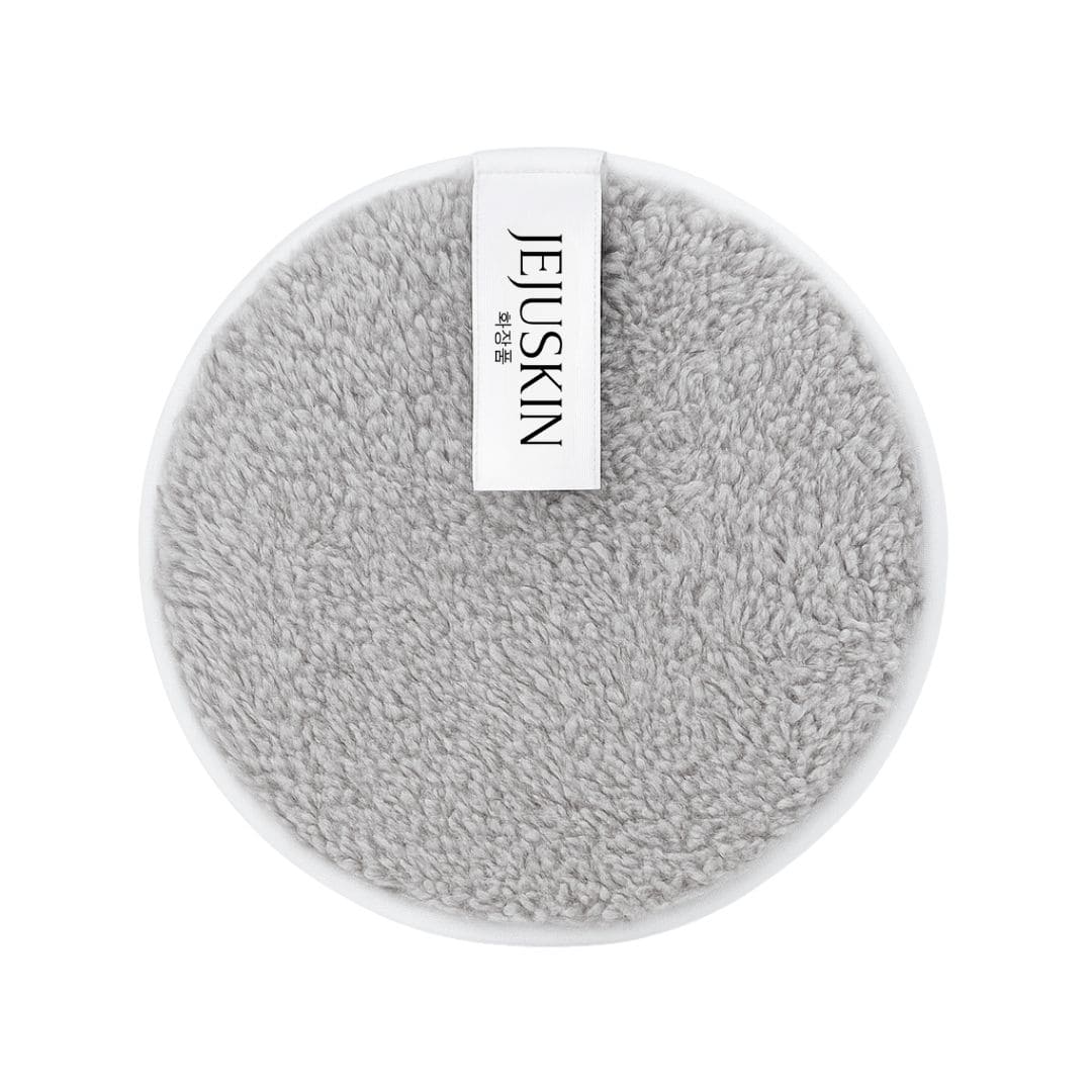 Coton démaquillant réutilisable en fibre de Bambou Jejuskin Gris perle