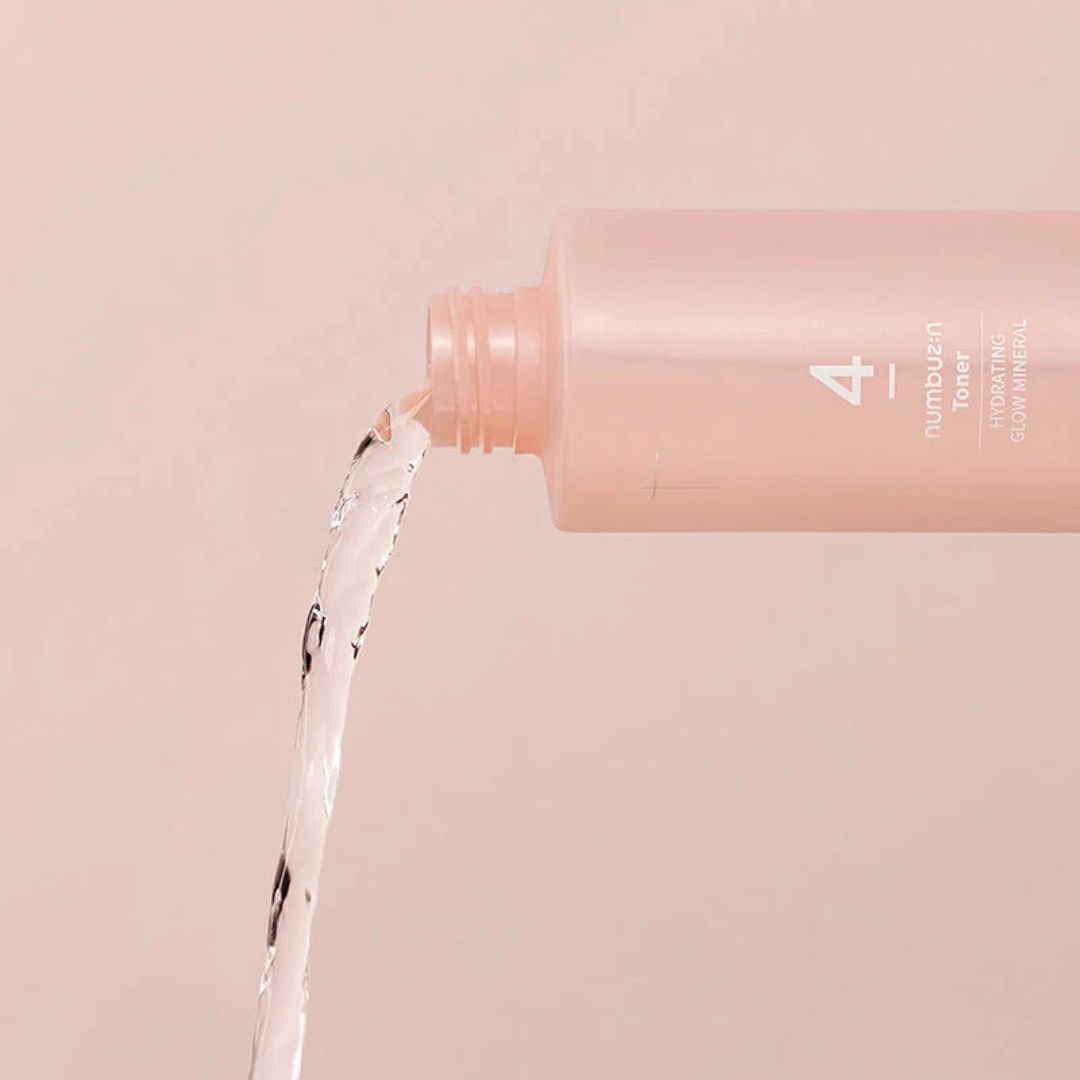 Texture du Numbuzin toner minéral éclat et hydratation No.4