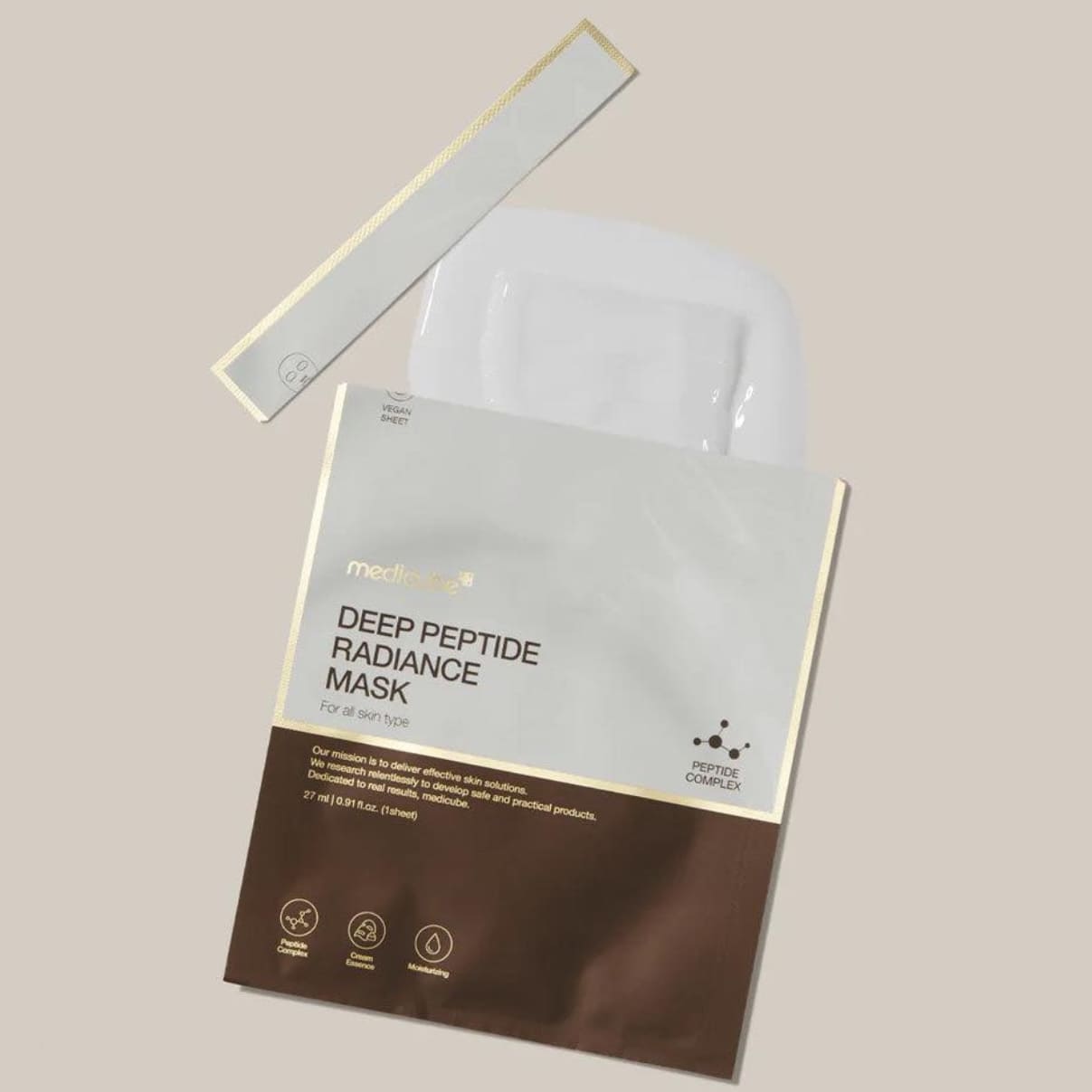 Medicube masque éclat et fermeté à base de peptides photo