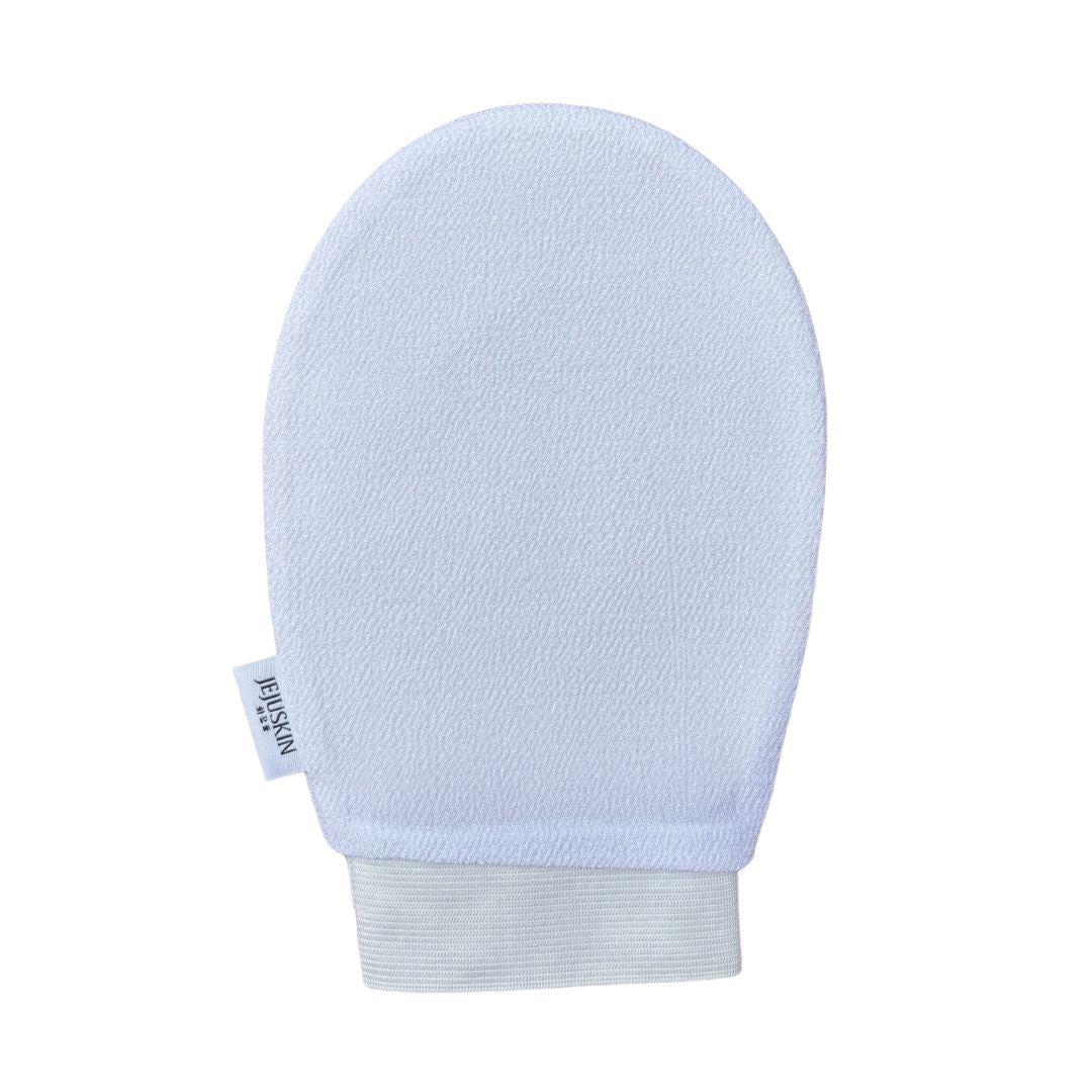 Gant de gommage pour le visage blanc jejuskin