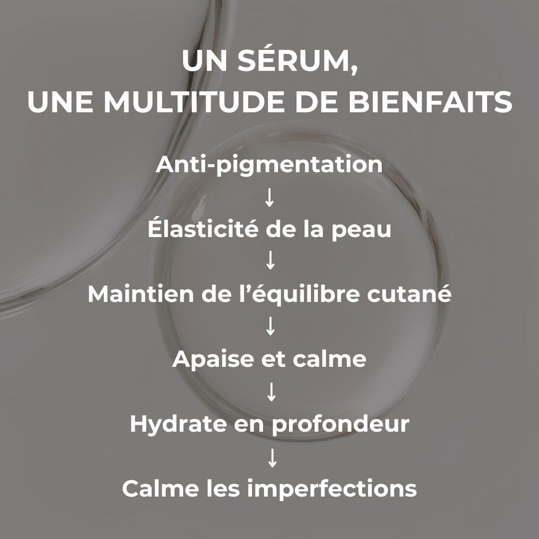 Sérum booster anti-âge éclatant aux peptides Mizon bénéfices