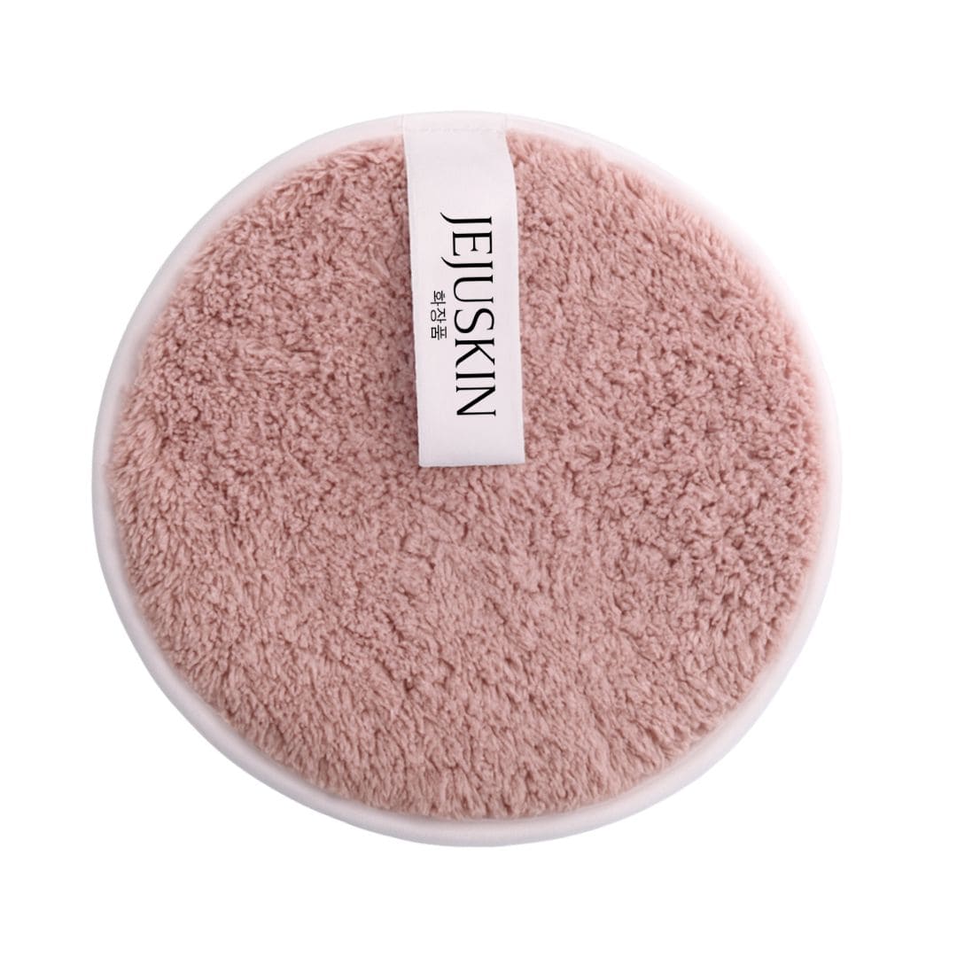 Coton démaquillant réutilisable en fibre de Bambou Jejuskin Rose poudré