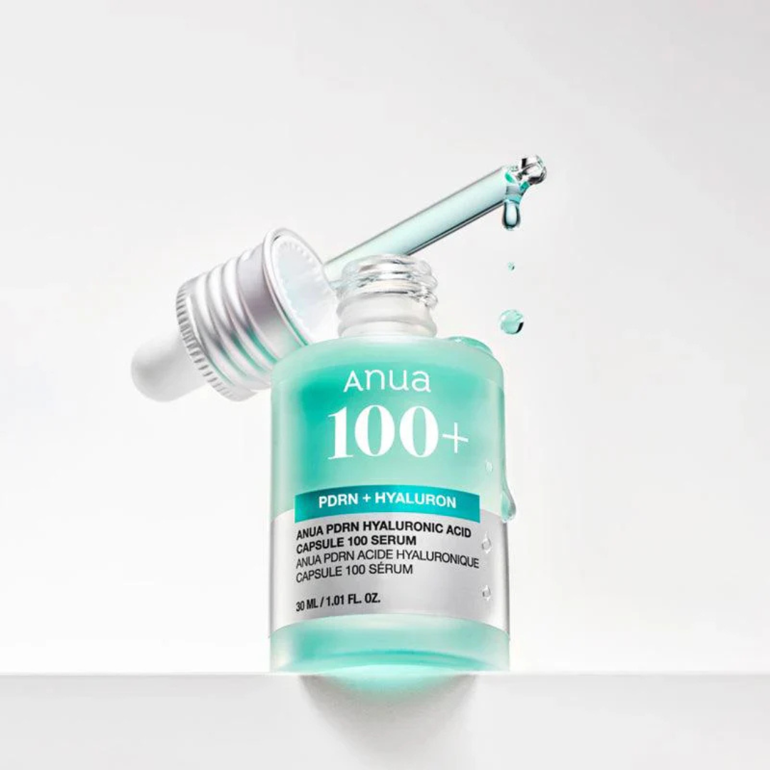 Anua sérum hydratant PDRN à l'acide hyaluronique 100 texture