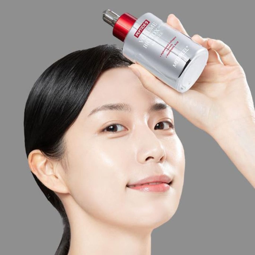 Medi-Peel ampoule repulpante Pro Peptide 9 Biotox avec un visage