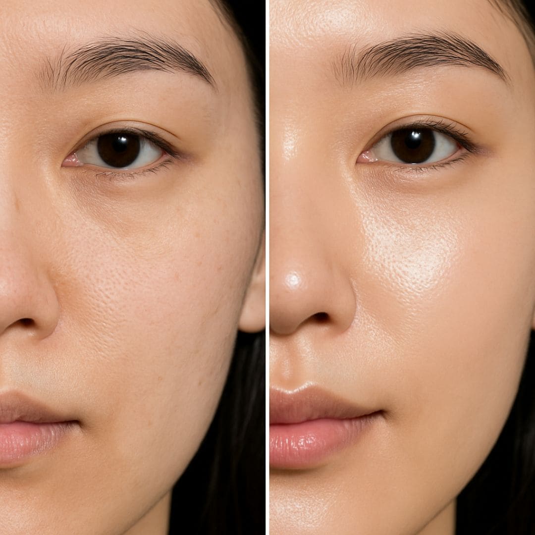 COSRX Kit de soins hydratant visage avant après