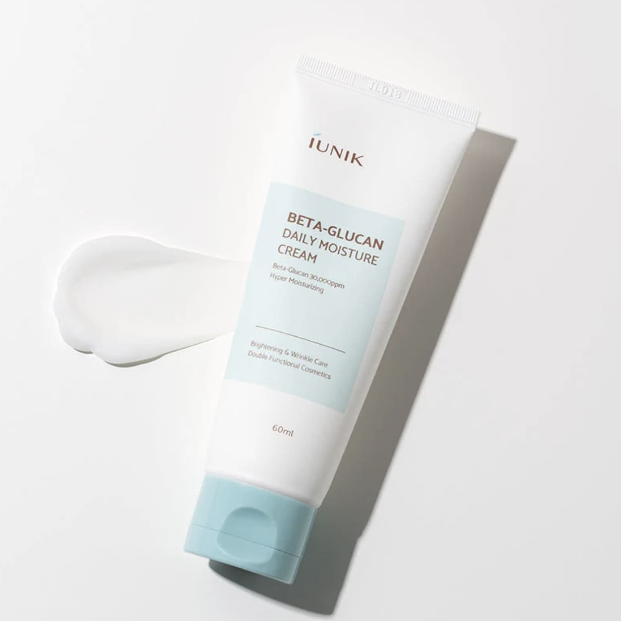 Iunik Crème hydratante au bêta-glucane texture