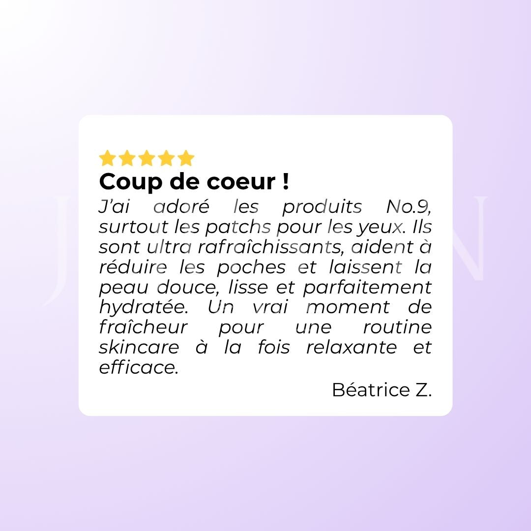 Avis sur l'essence No9 anti-âge de Numbuzin