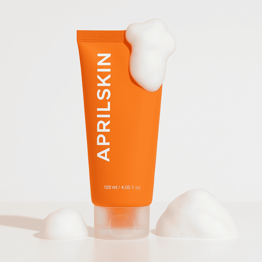 Aprilskin nettoyant moussant anti-imperfections au carotène de carotte avec mousse