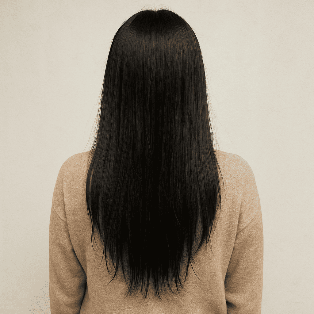 Cheveux après le shampoing d'alba