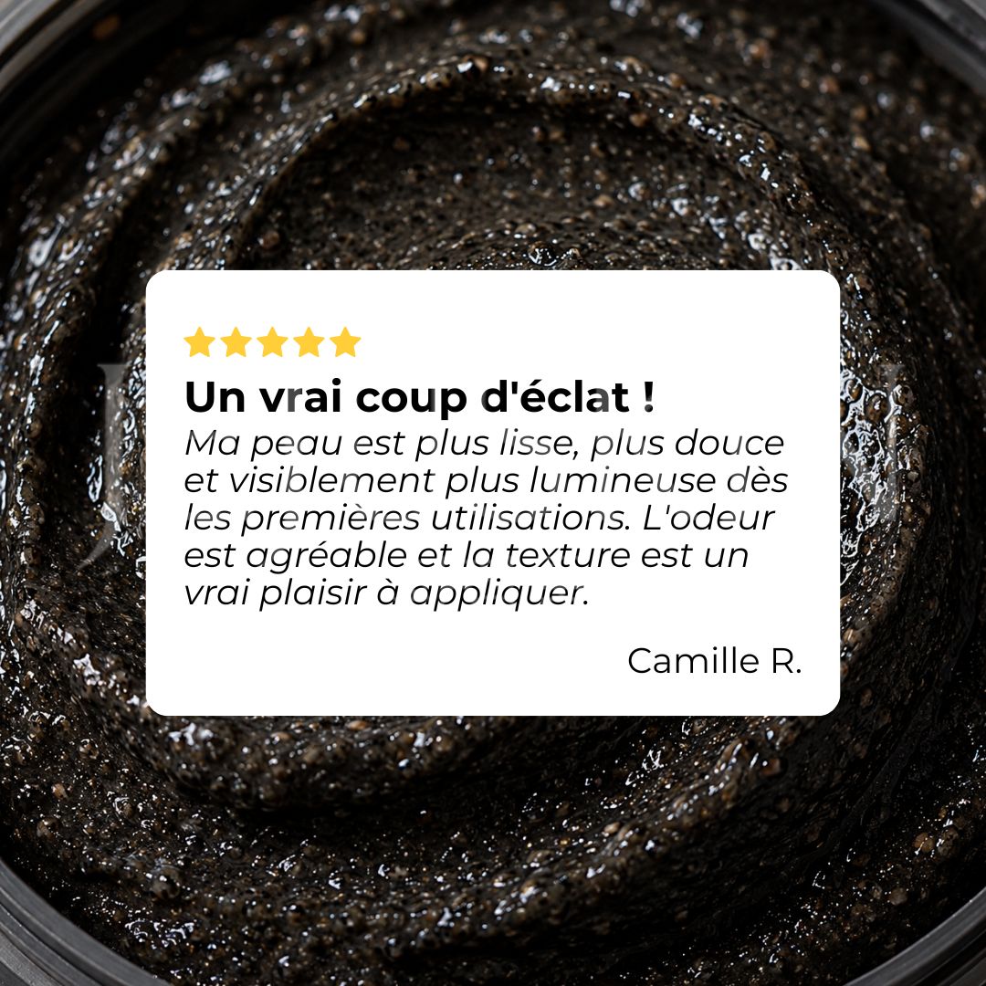 Avis sur le gommage exfoliant Fresh Cloud pour le corps et le cuir chevelu au thé noir et yuzu