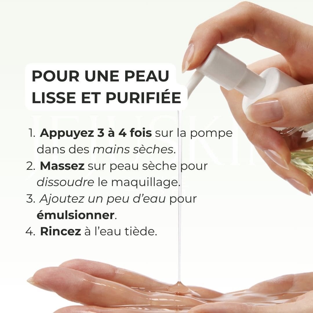 Arencia Huile nettoyante Pore Melt Mochi utilisation