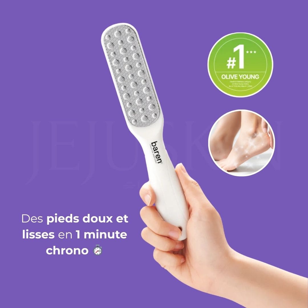 Baren Kit adoucissant pour les pieds pieds lisses