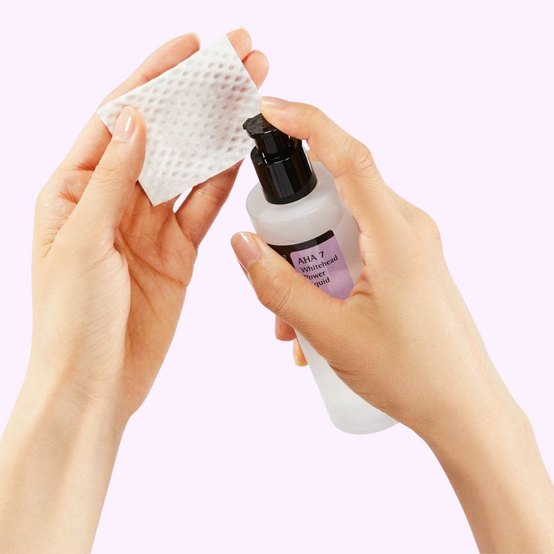 COSRX Solution exfoliante AHA 7 anti-points blancs 100ml texture