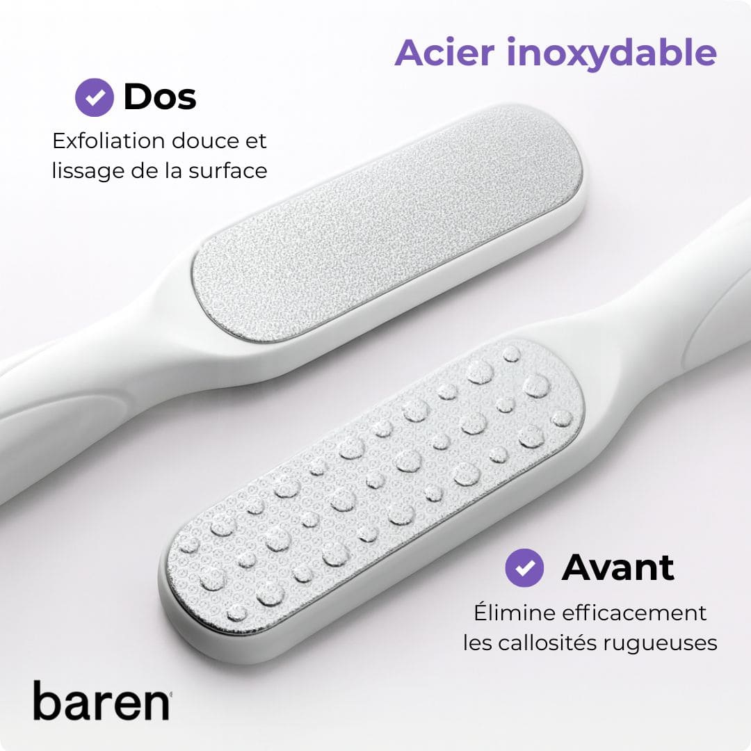 Baren Kit adoucissant pour les pieds devant derrière