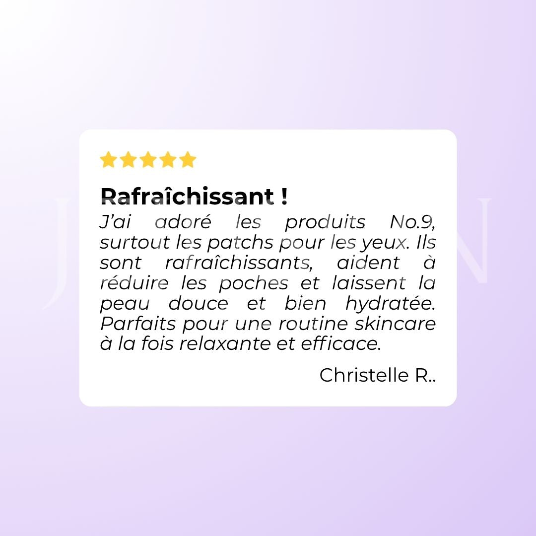 Avis sur les patchs contour des yeux revitalisants NAD+ de Numbuzin