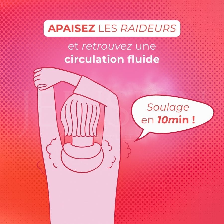 Kao Masques chauffants MegRhythm pour la nuque bénéfices