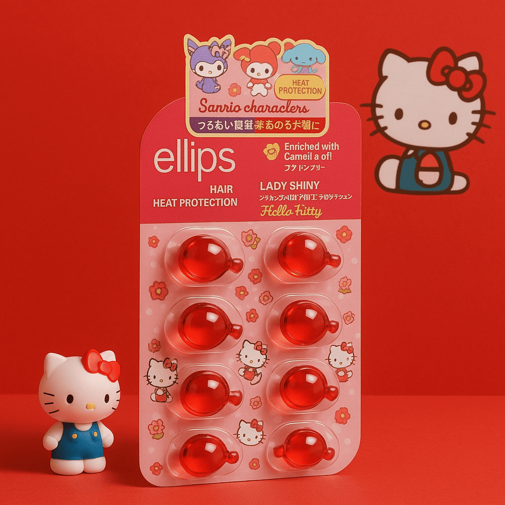 Ellips vitamines capillaires Hello Kitty photo