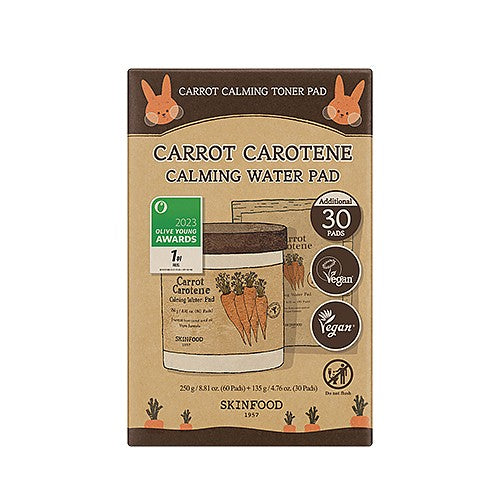 Skinfood - Pads apaisants à la carotène de carotte