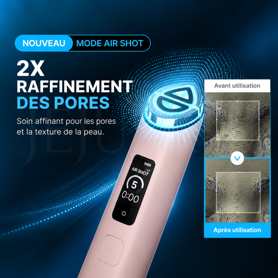 Le mode Air Shot de l'appareil Age-R Booster Pro X2 de Medicube
