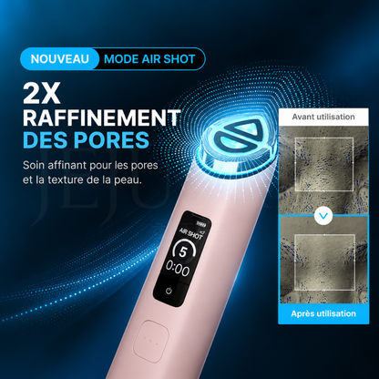Le mode Air Shot de l'appareil Age-R Booster Pro X2 de Medicube