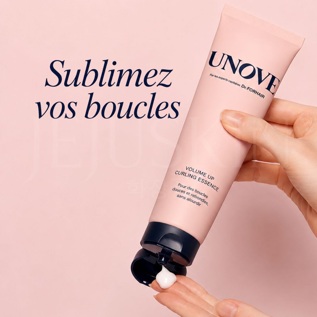 Bénéfice de l'essence capillaire Unove volume et boucles de Dr. Forhair