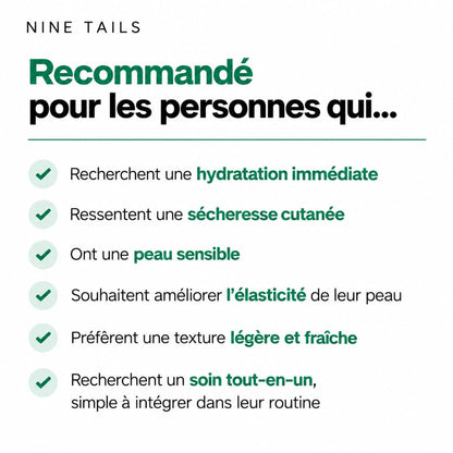 Pour qui est fait la crème anti-âge raffermissante et régénérante de Nine Tails
