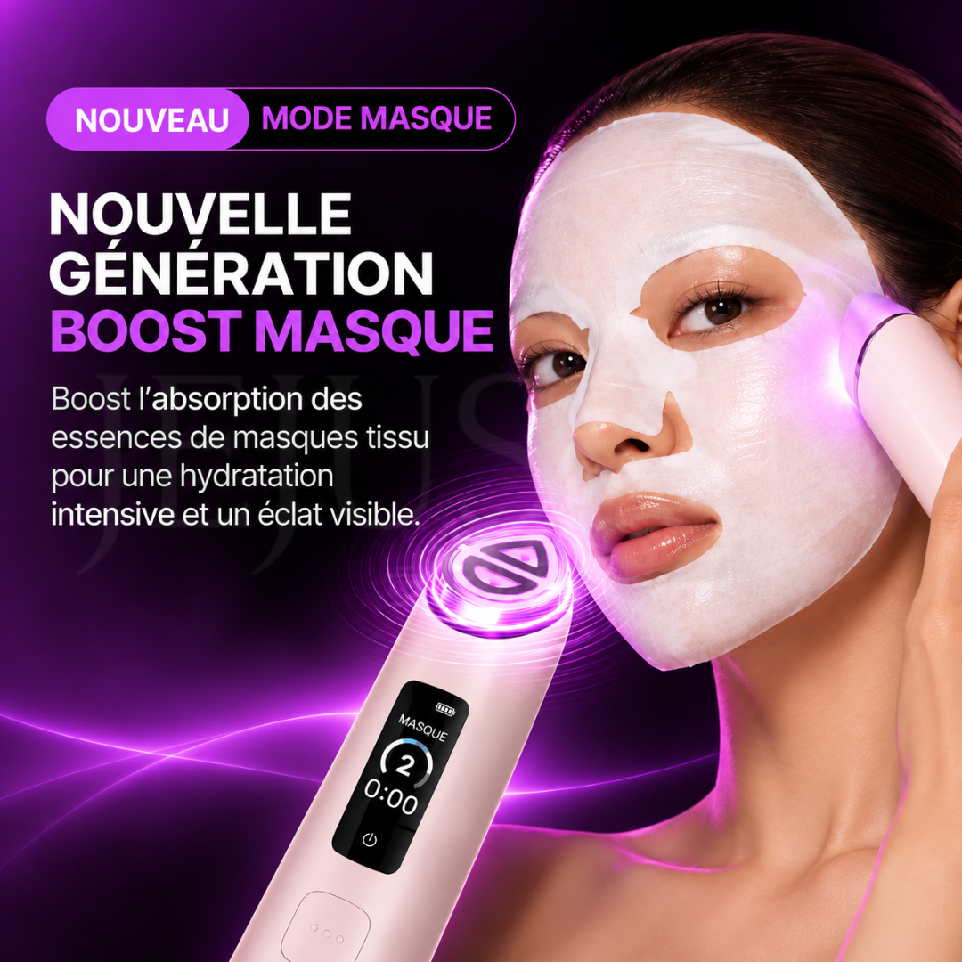 Le mode masque de l'appareil Age-R Booster Pro X2 de Medicube