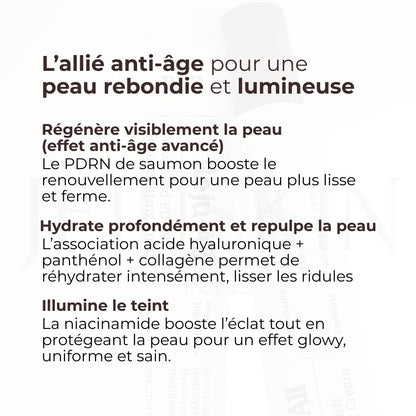 Les bénéfices de la crème hydratante et régénérante au PDRN de Dr. Reju-All 