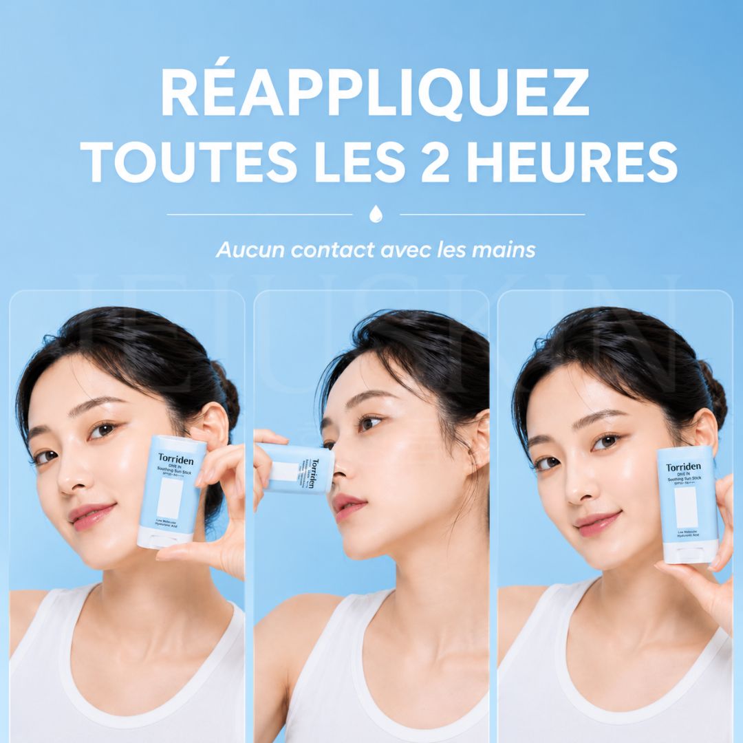 Comment utiliser le stick solaire apaisant et hydratant Dive-In