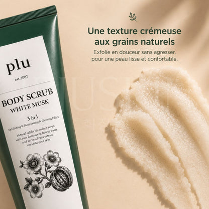 La texture du gommage pour le corps au romarin de Plu