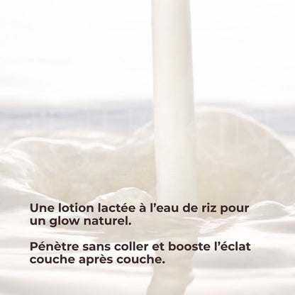 Le bienfait du lait du toner lacté éclat à l’eau de riz de Mizon