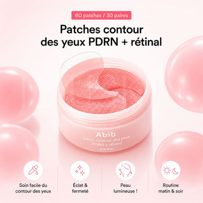 Les bénéfices des patchs en gel pour les yeux au PDRN d'Abib