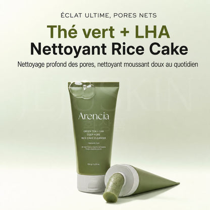 Les bienfaits du nettoyant purifiant au thé vert + LHA pour pores et sébum d'Arencia