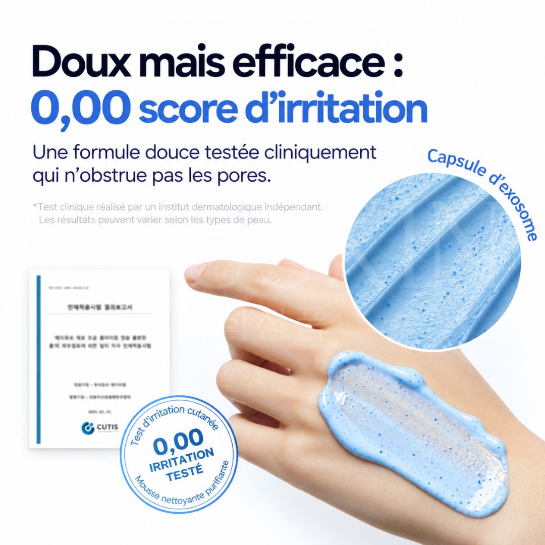 La formule douce de la mousse nettoyante purifiante capsules à l’acide salicylique anti-pores de Medicube