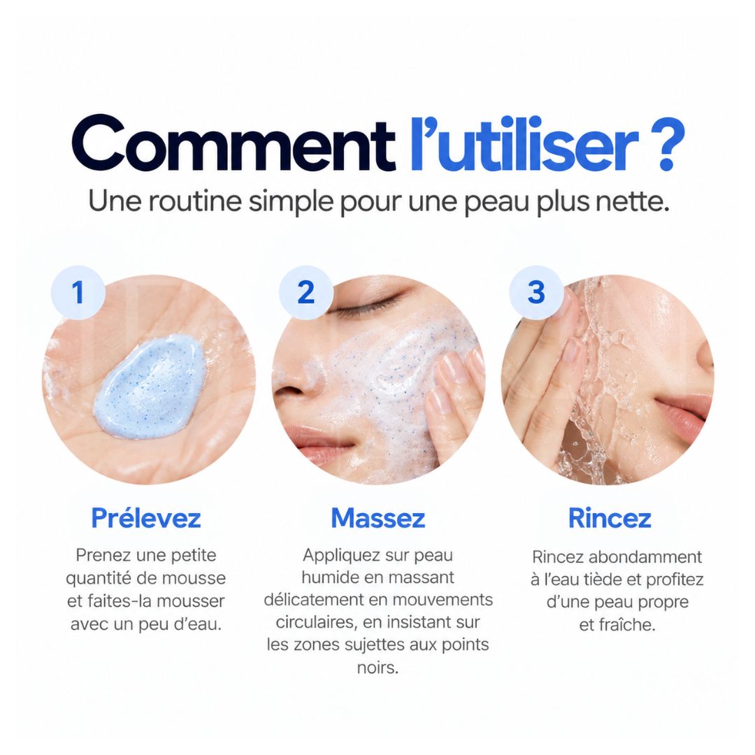 Comment utiliser la mousse nettoyante purifiante capsules à l’acide salicylique anti-pores de Medicube