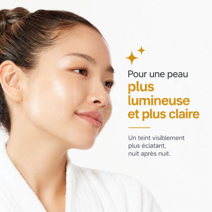 Le bienfait du masque de nuit à l’acide kojique et au curcuma de Medicube