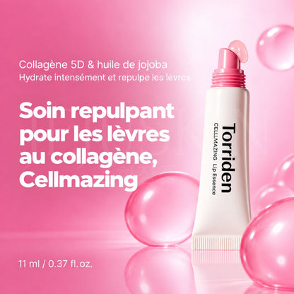 Le bénéfice du soin repulpant pour les lèvres au collagène Cellmazing de Torriden