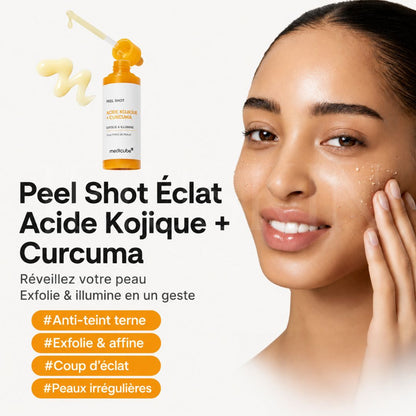 Les bénéfices du peeling anti-taches à l’acide kojique et curcuma de Medicube