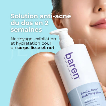 Le bénéfice du gel douche apaisant pour peaux sensibles au BHA SenCICAtive de Baren