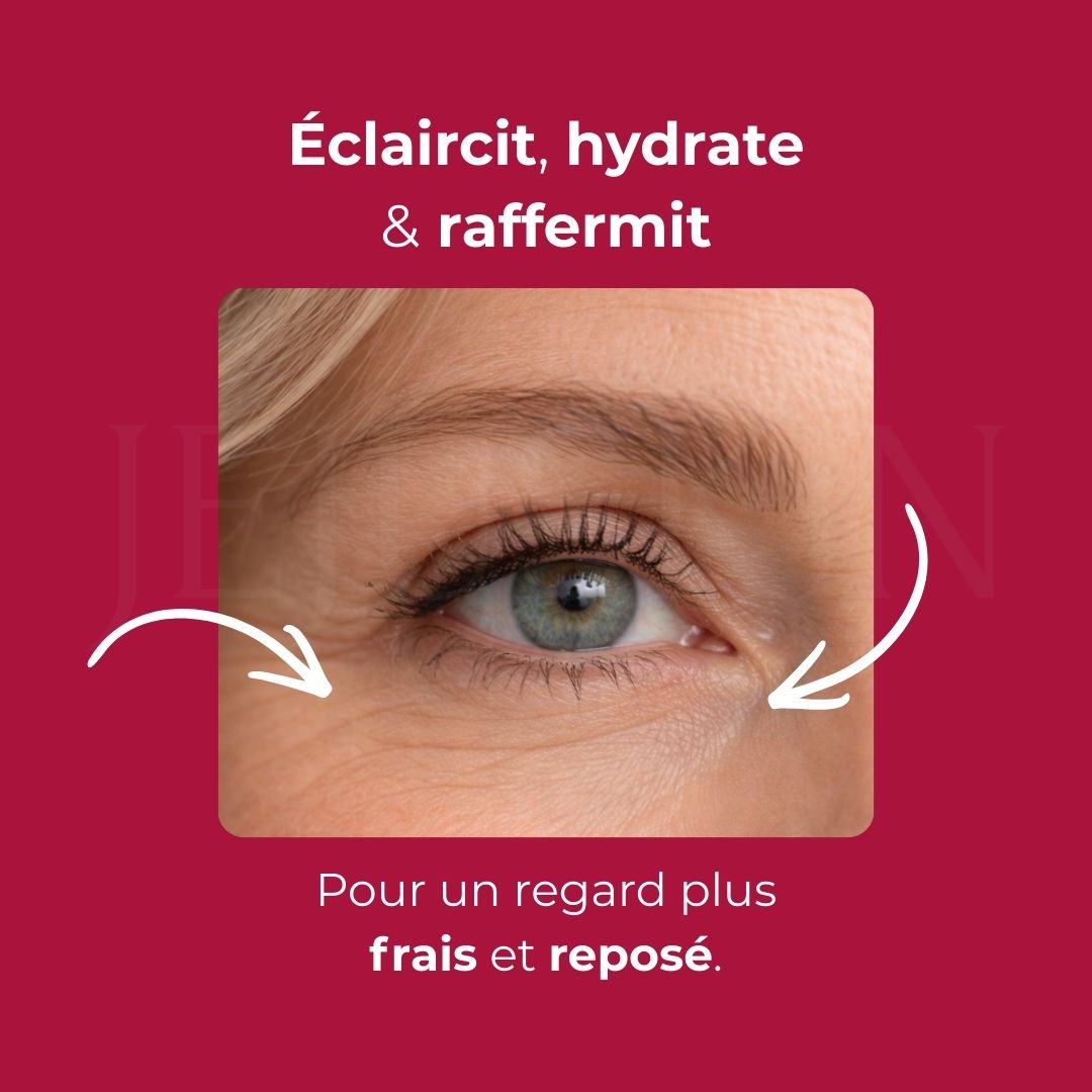 Les résultats de la crème pour le contour des yeux d'Isoi