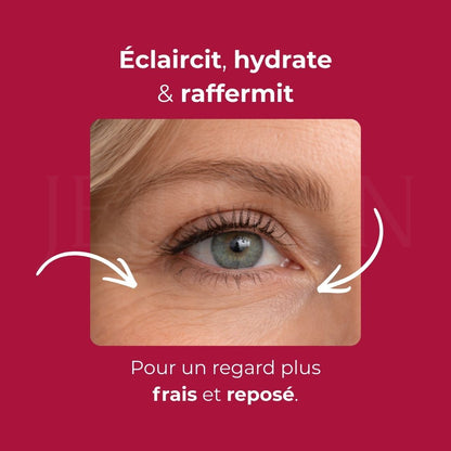 Les résultats de la crème pour le contour des yeux d'Isoi