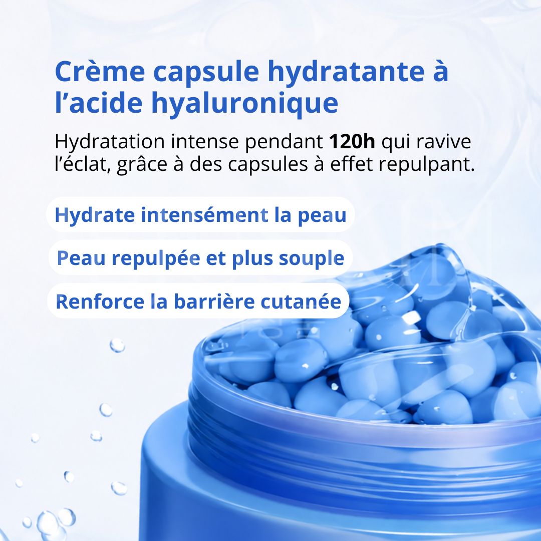 Les bénéfices de la crème capsule hydratante à l’acide hyaluronique de Medicube