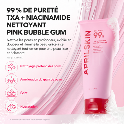 Les bénéfices du nettoyant visage purifiant au TXA et à la niacinamide d'Aprilskin