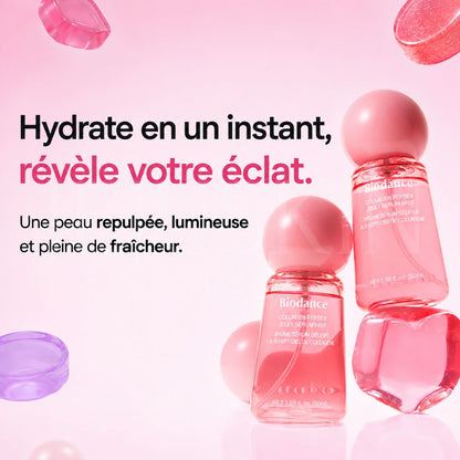 Le bénéfice de la brume sérum au collagène peptide de Biodance