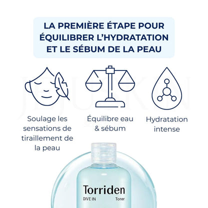 Les bénéfices du tonique booster d’hydratation à l’acide hyaluronique Dive-In de Torriden